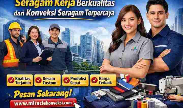 Seragam Kerja Berkualitas dari Konveksi Seragam Terpercaya